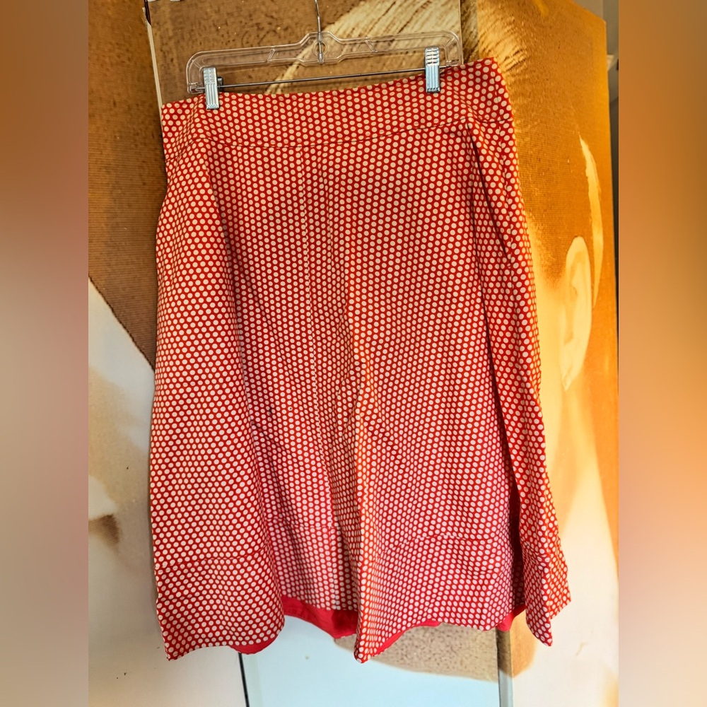 Lane Bryant Vibrant Orange Modernist Skirt